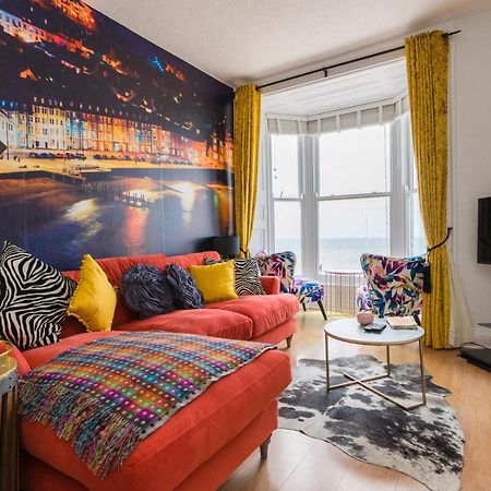 Sea View Ar Lan Y Mor Luxury Apartment Aberystwyth Extérieur photo