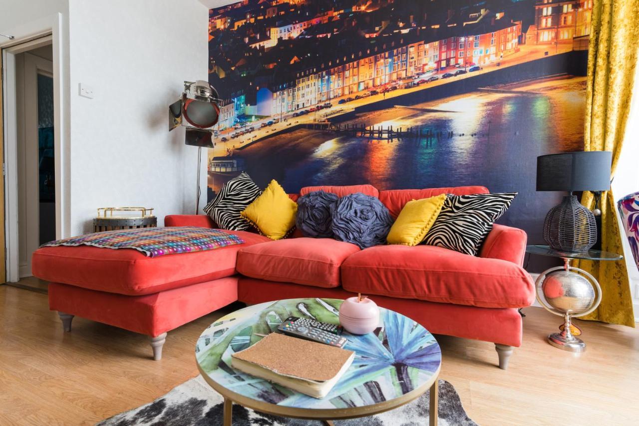 Sea View Ar Lan Y Mor Luxury Apartment Aberystwyth Extérieur photo